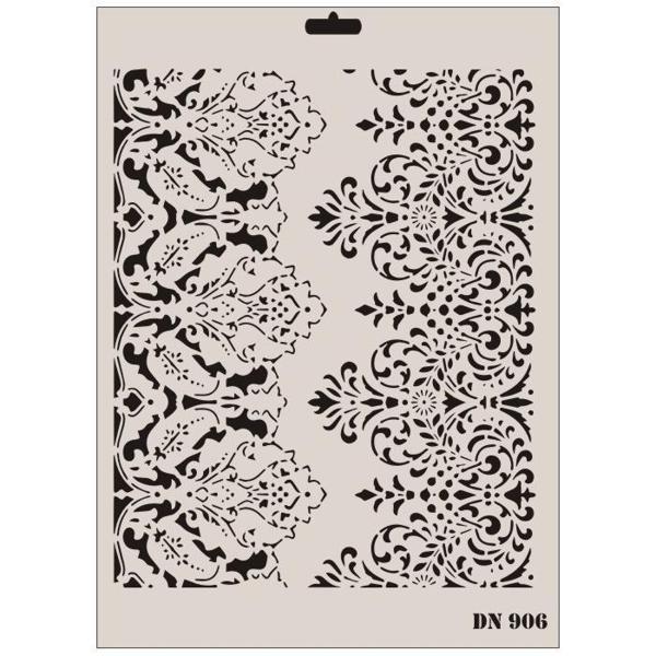 Rich Dantel Seri DN-906 Stencil 35x25 cm - Image 1