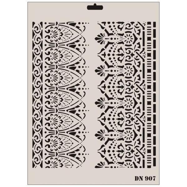 Rich Dantel Seri DN-907 Stencil 35x25 cm - Image 1