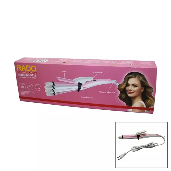 Rado RD-3835 Şekillendirici Saç Güzellik Seti - 4'lü, 60W (5250) - Image 1