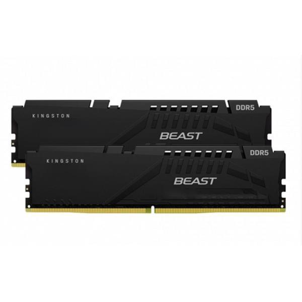 32 GB DDR5 5200MHZ KINGSTON BEAST BLACK EXPO 2x16GB CL36 DIMM DT KF552C36BBEK2/32TR - Image 1