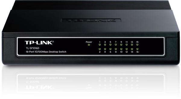 TP-LINK TL-SF1016D 16 PORT 10/100 PLASTİK KASA SWITCH - Image 1
