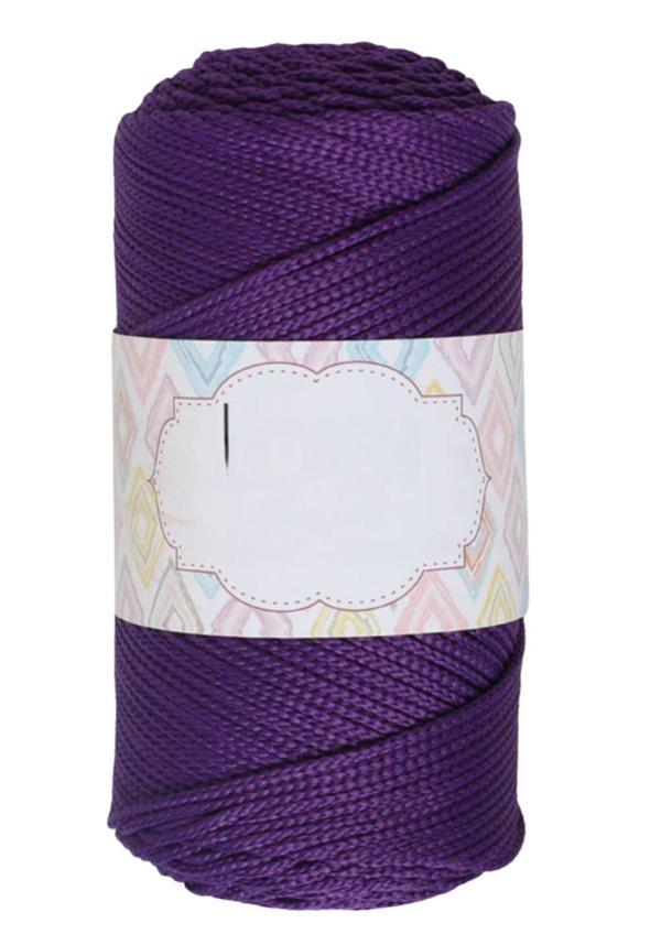 Makrome İpi 3mm Polyester Koyu Mor - Image 1