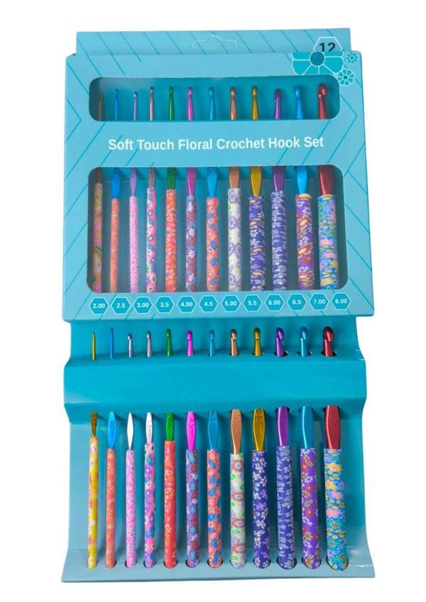 Yün Tığ Set Desenli 12 Adet - Image 1