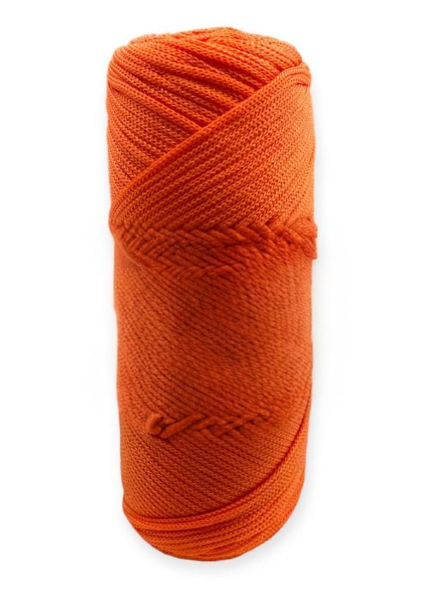 Makrome İpi 3mm Polyester Turuncu Simli - Image 1