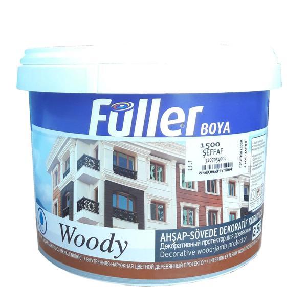 Füller Woody Su Bazlı Şeffaf Vernik 2,5 Litre - Image 1