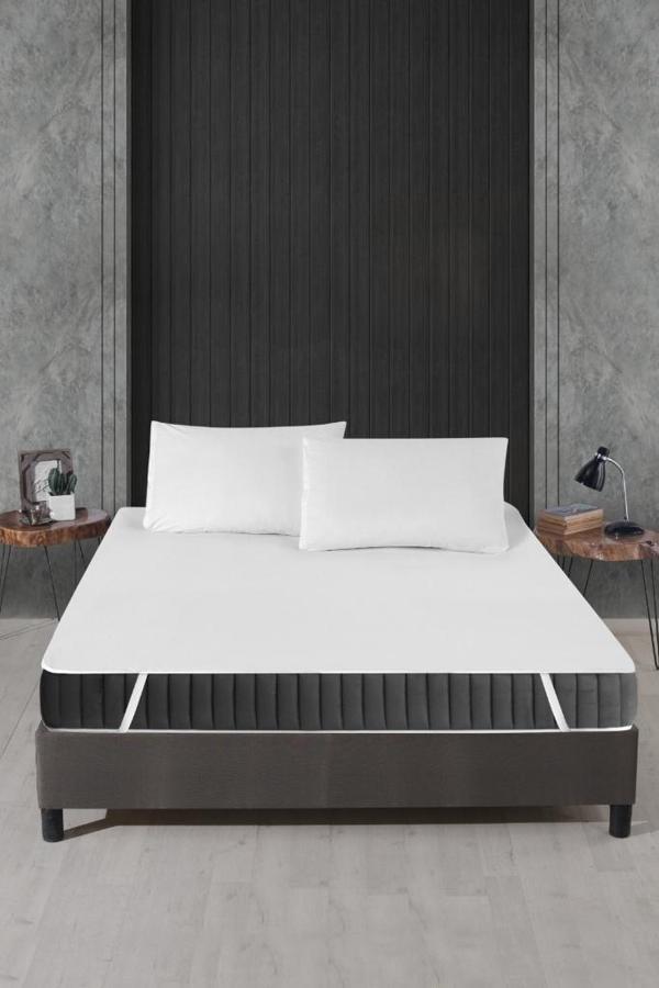 Alez Pamuklu Dört Köşe Lastik Yatak Koruyucu 100*200 cm - Image 1