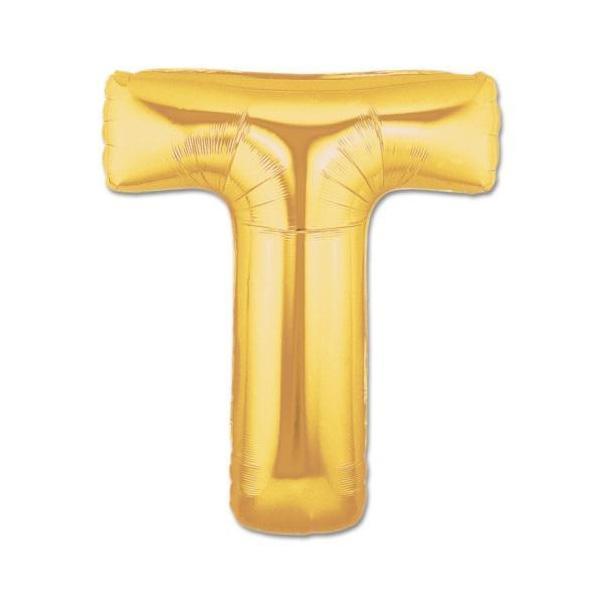 Altın Sarısı Folyo Harf Balon 1 Metre - Image 1