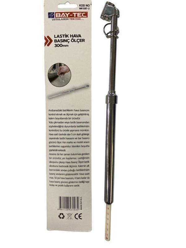 Bay-Tec MK1287-2 Lastik Basınç Ölçer 300 mm - Image 1
