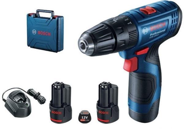 BOSCH GSB 120-LI Profesyonel 12 Volt 2,0 Ah Çift Akülü Darbeli Delme Vidalama - Image 1