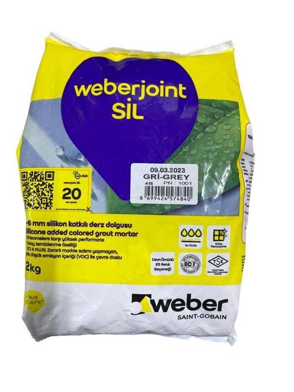 Weber Joint Sil 415 Gri Derz Dolgu 2 Kg - Image 1