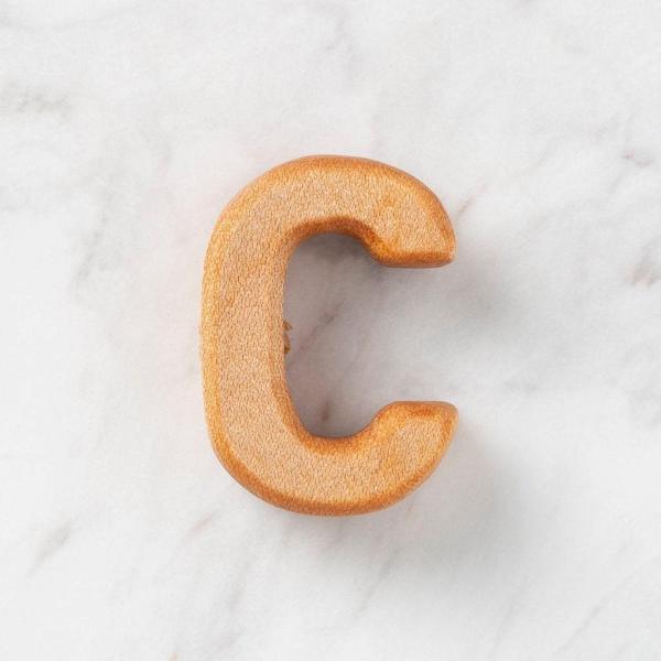 Hobi Baby Organik Ahşap Harf - C - Image 1