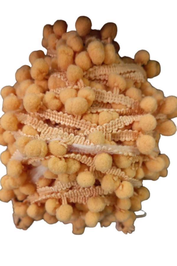 Sıralı Ponpon 1 Metre Hardal - Image 1