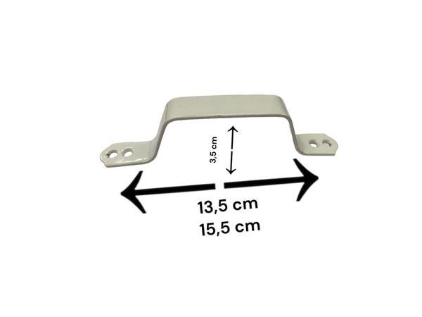 Ennalbur Demir Doğrama Kulp Beyaz Kaplama - Image 1