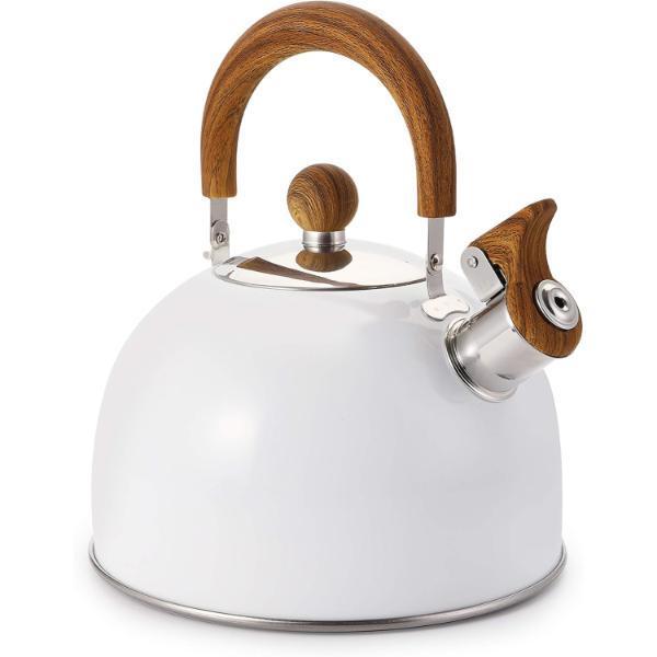 Paslanmaz Çelik Demlik Beyaz Renk  - Image 1