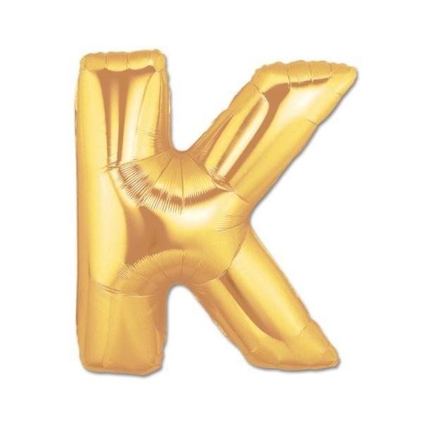 Altın Sarısı Folyo Harf Balon 1 Metre - Image 1