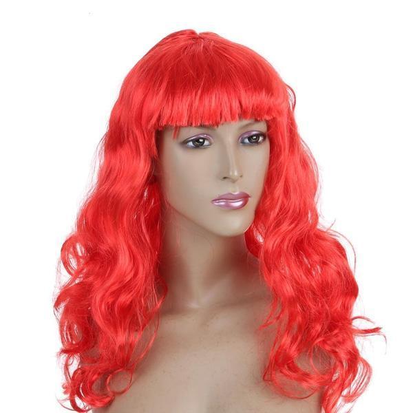 Dalgalı Kırmızı Peruk Saç - Image 1