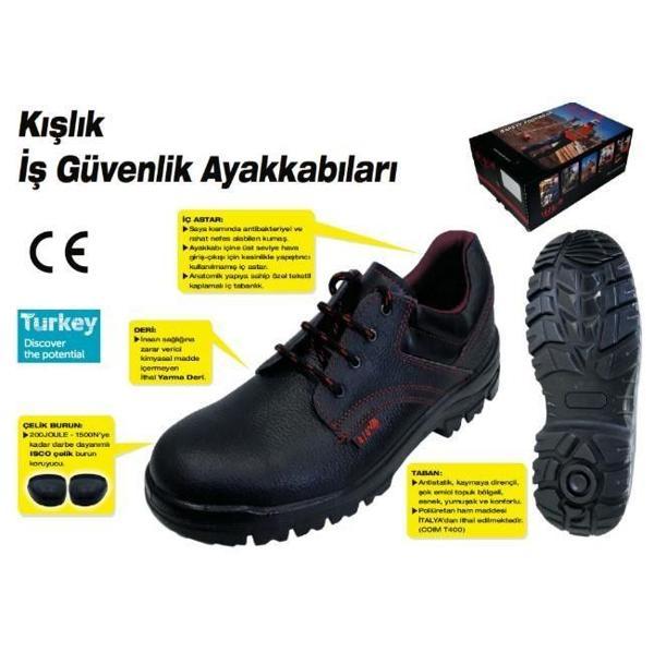 414 Çelik Burunlu İş Ayakkabısı S2 42 Numara - Image 1