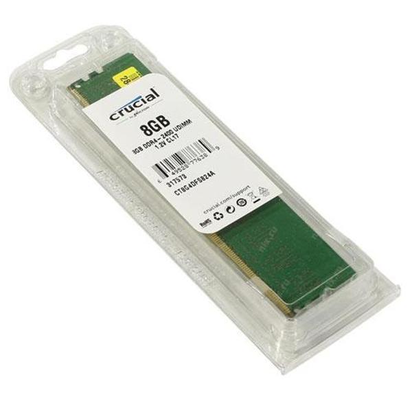CRUCIAL 8GB DDR4 2400Mhz CL17 Pc Ram CT8G4DFS824A - Image 1