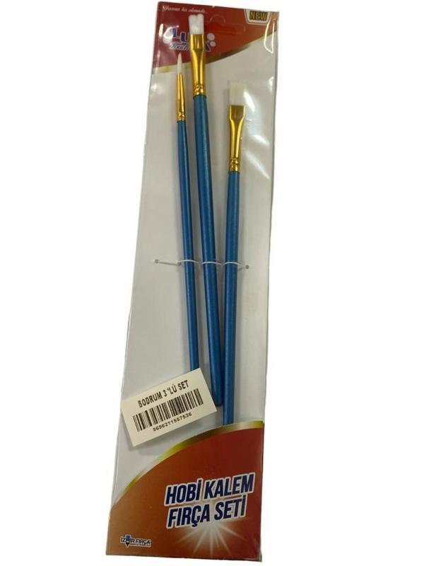 Luna Bodrum Hobi Kalem Fırça Seti 3 Parça - Image 1