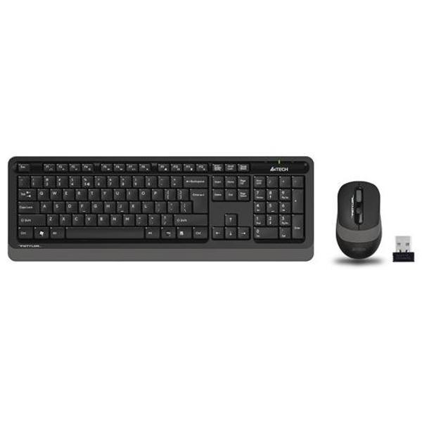 A4 TECH FG1010 Q Kablosuz Gri Multimedya Klavye/Mouse Set - Image 1
