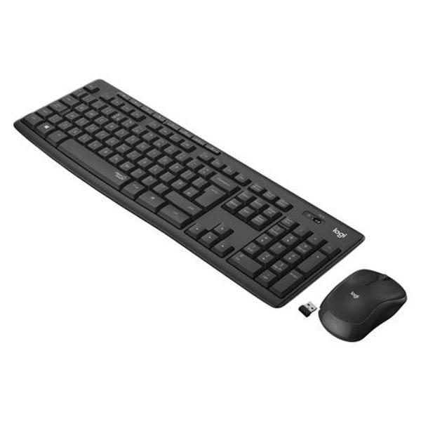 Logitech MK295 Q Kablosuz Usb Siyah Multimedya Klavye/Mouse Set 920-009804 - Image 1