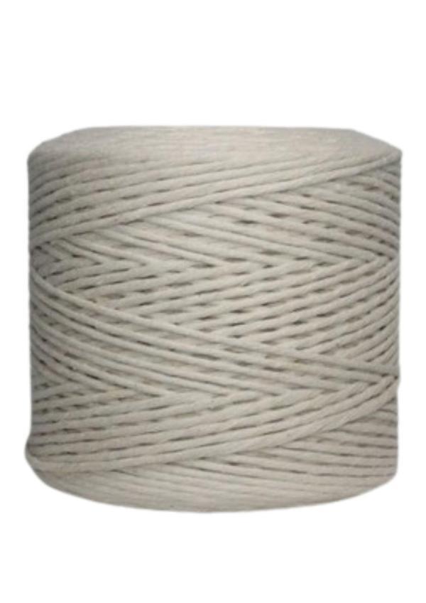 Pamuk Makrome 4 mm İp Krem - Image 1