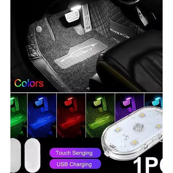 7 Renk Modlu Dokunmatik Sensörlü Mini Led Lamba  - Image 1