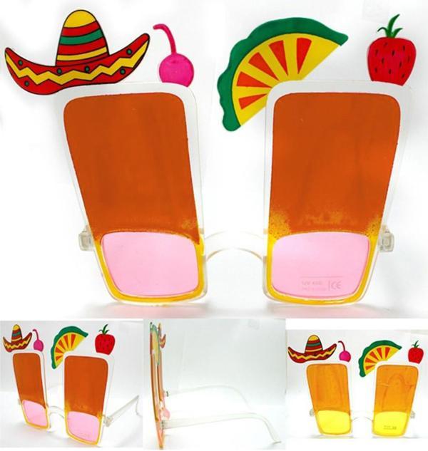 Sombrero Hawaii Fiesta Meyve Figürlü Gözlük - Image 1