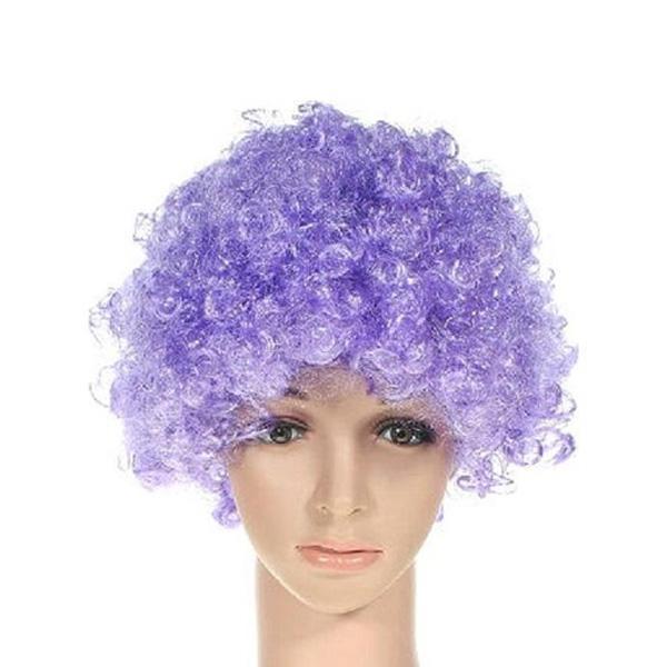 Mor Renkli Kıvırcık Peruk - Image 1