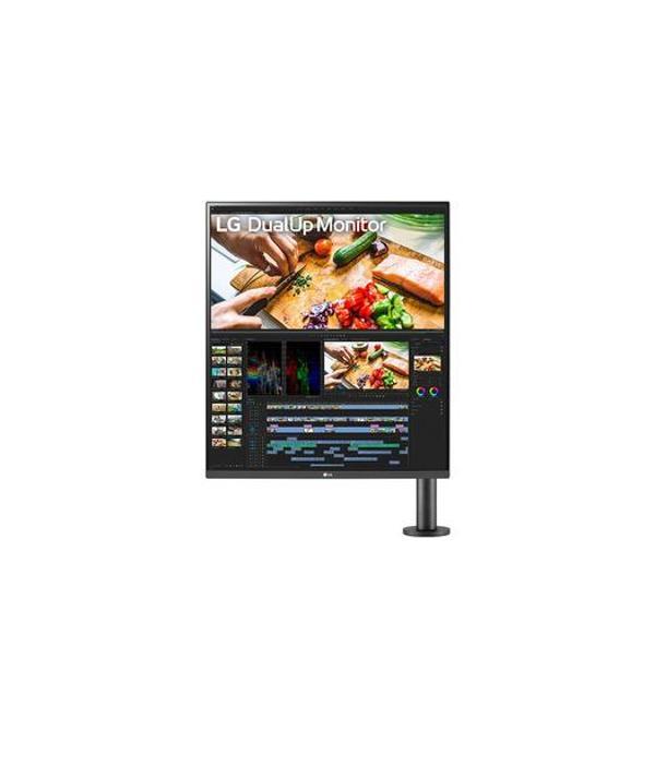 LG 28" 28MQ780 5Ms 60Hz Dual Up QHD 2K Ergo Nano IPS Monitor - Image 1
