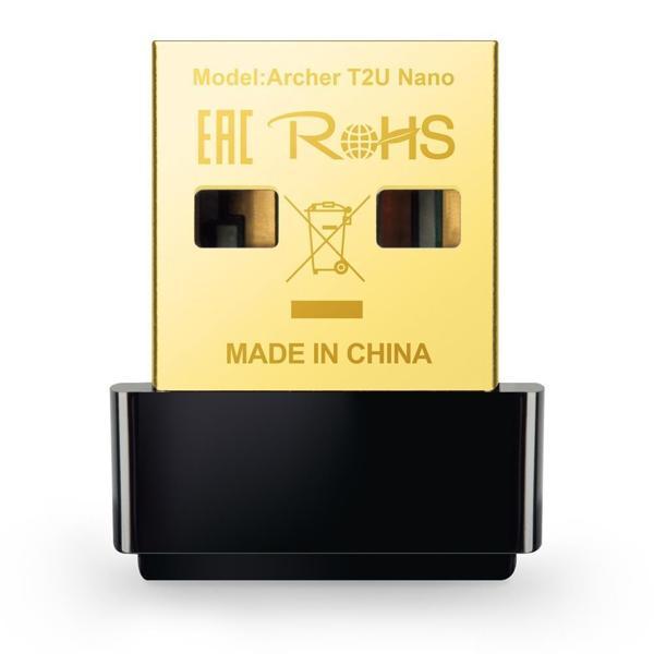 TP-LINK ARCHER T2U NANO AC600 WIRELESS USB ADAPTOR - Image 1