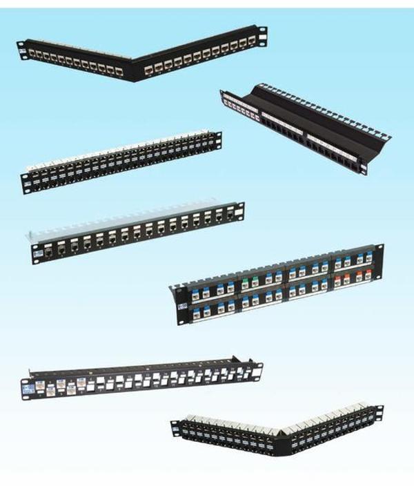 24 Port Keystone Jack UTP Panel Boş - Image 1
