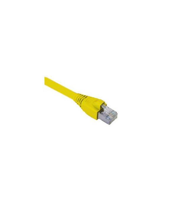 Cat6A S/FTP Patch Cord LSOH 0,5m Sarı - Image 1