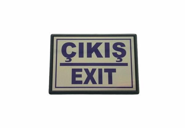 Cemax Yönlendirme Büyük Çıkış (Exit) 13X8,5 cm - Image 1