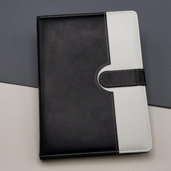 Tarihsiz Ajanda Defter Siyah Beyaz Renk  - Image 1