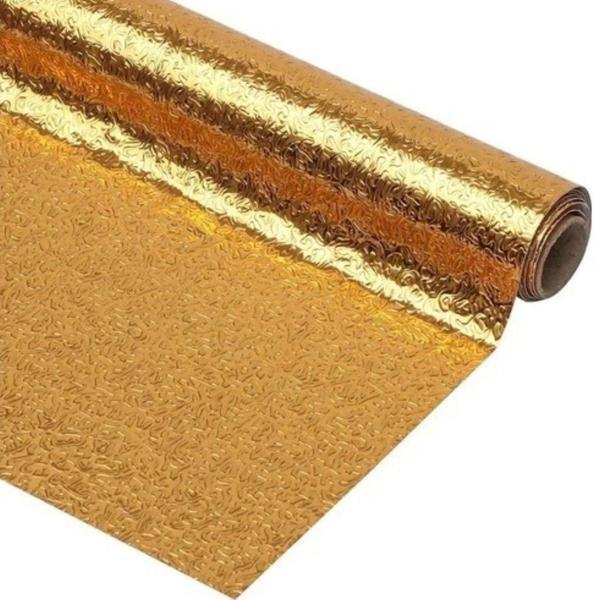 10 Metre Kendinden Yapışkanlı Silinebilir Mutfak Tezgah Üstü Sticker Folyo Gold Renk (5250) - Image 1