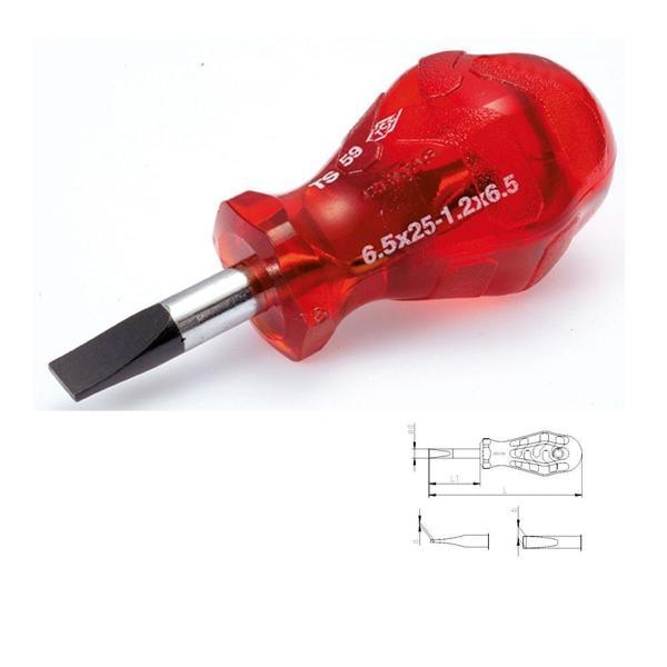 İzeltaş 4110 Kraft Topaç Düz Tornavida 6,5X25 - Image 1