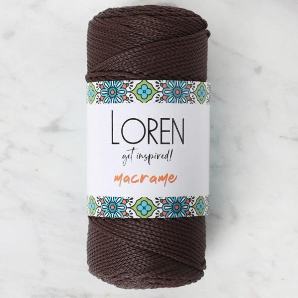 Loren Macrame Kahverengi El Örgü İpi - RM 0210 - 34338 - Image 1