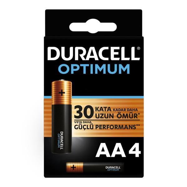 Duracell Optimum Alkalin Pil AA 4'' lü Paket - Image 1