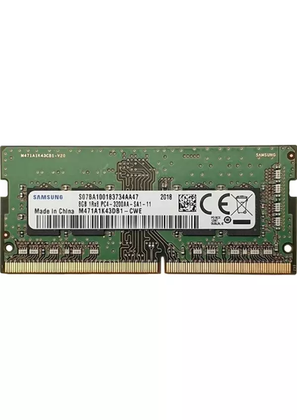 SAMSUNG 8GB DDR4 3200Mhz CL17 Notebook Ram M471A1K43DB1-CWE (1.2V) - Image 1