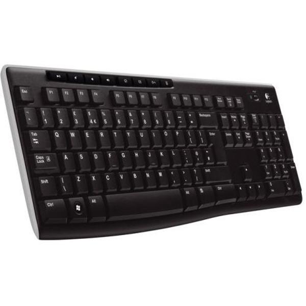 Logitech K270 920-003761 Q Kablosuz Multimedya Siyah Klavye - Image 1