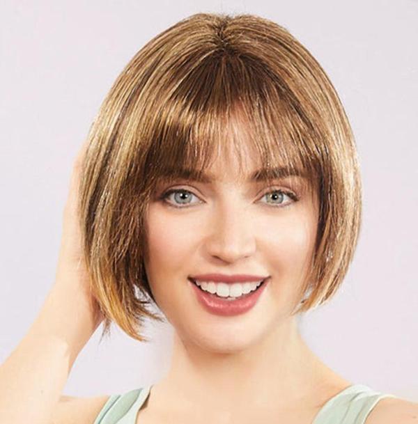 Açık Kahverengi Küt Parti Peruk  - Image 1