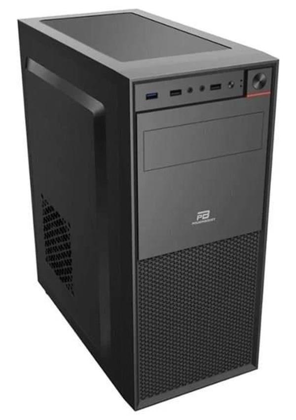 PowerBoost PB-A400B 400W DVD Yuvalı Panel 12cm fan +usb 3.0 Atx Kasa - Image 1