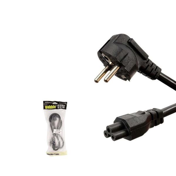 GABBLE 1.5M 1MM NOTEBOOK Siyah 1mm POWER YONCA KABLO - Image 1