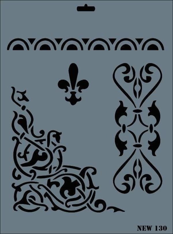 Rich New Seri N-130 Stencil 35x25 cm - Image 1