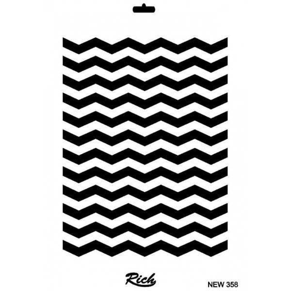 Rich New Seri N-358 Stencil 35x25 cm - Image 1