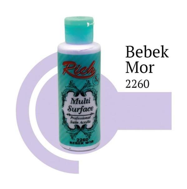 Rich Multi Surface 2260 Bebek Mor Akrilik Boya 130 cc - Image 1