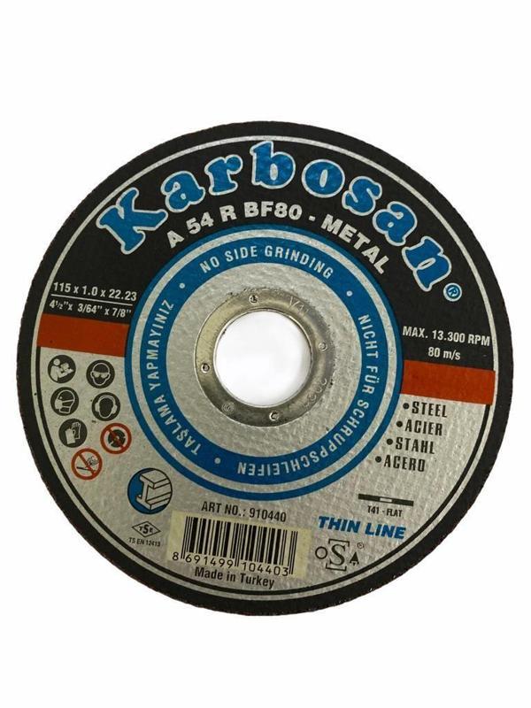 Karbosan 115X1,0X22 Thinline Metal Kesici - Image 1