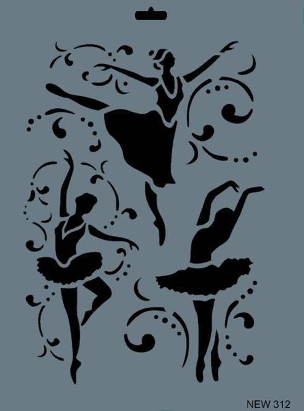Rich New Seri N-312 Stencil 35x25 cm - Image 1