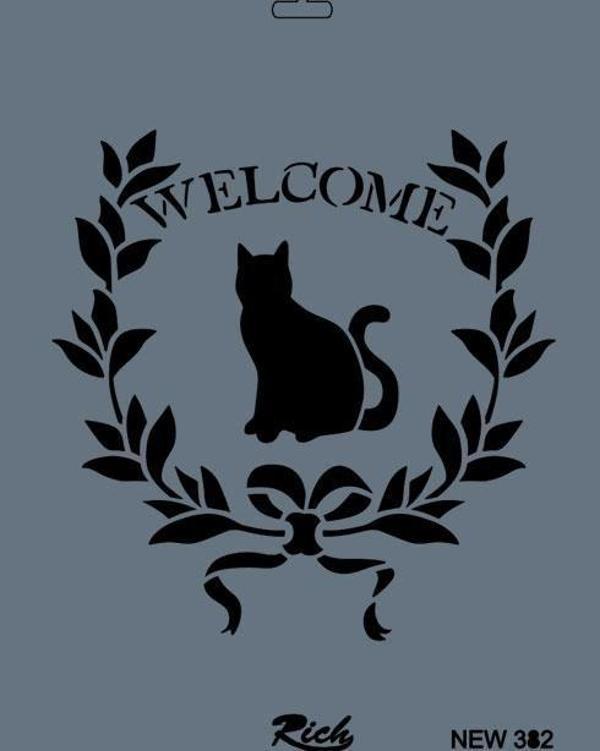 Rich New Seri N-382 Stencil 35x25 cm - Image 1
